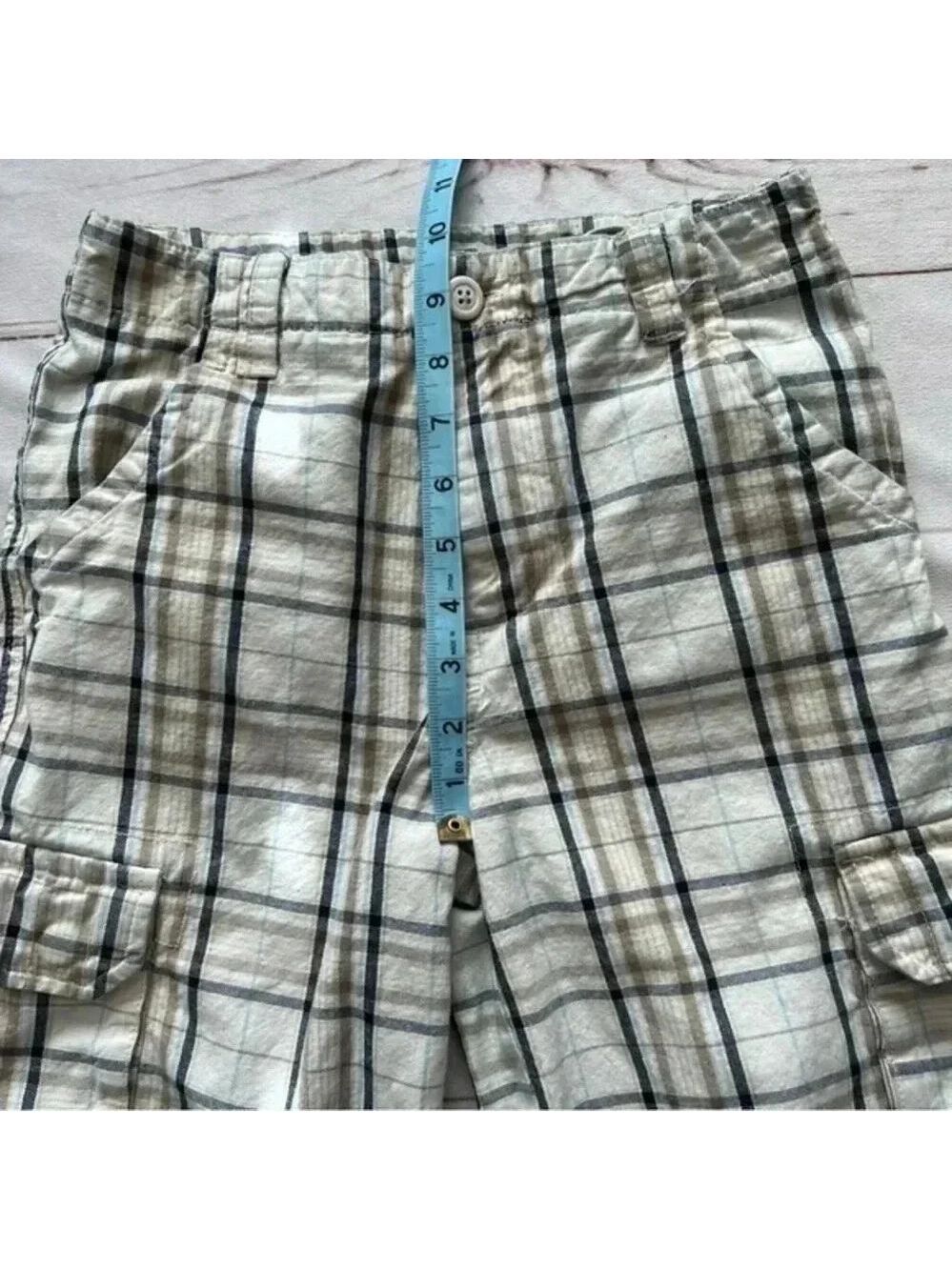Timberland boys plaid cargo shorts size 10 - Picture 5 of 9